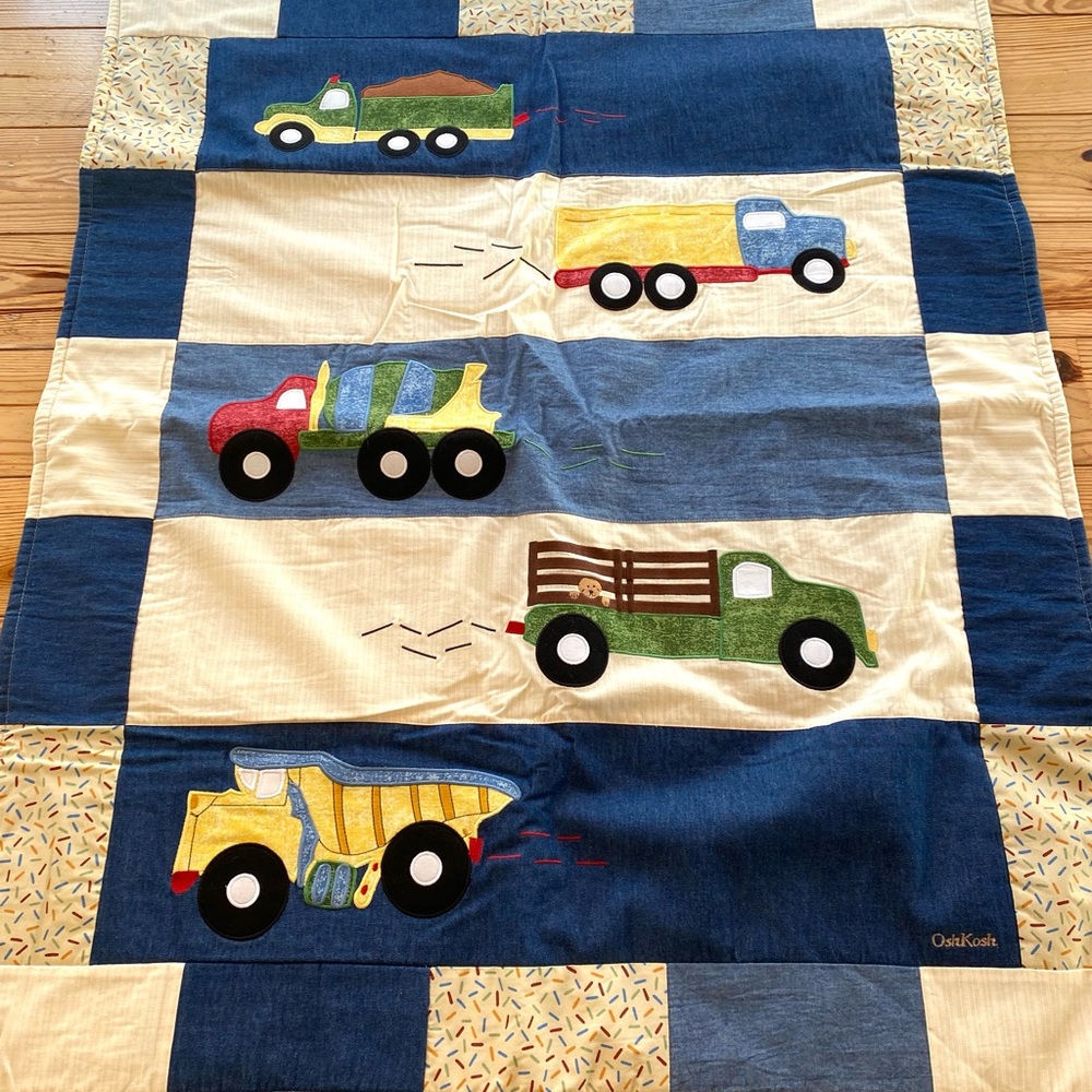 OshKosh B’Gosh Truck Stop Quilt NWOT!